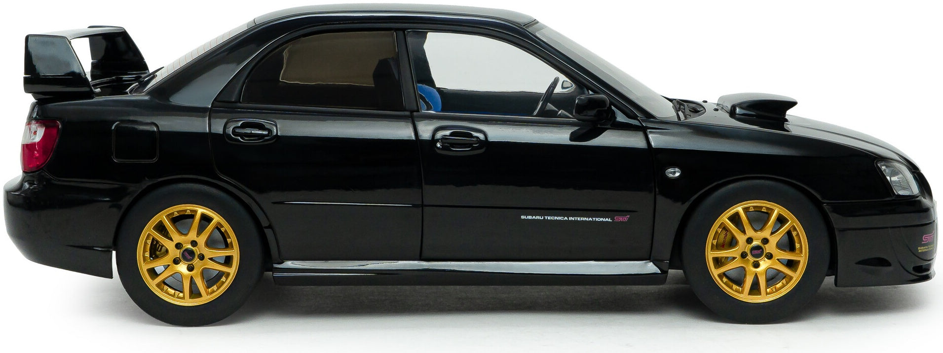 Subaru Impreza WRX STi Java Black Pearl 2004 1:18 Scale Diecast Model Car – Solido