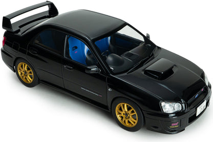 Subaru Impreza WRX STi Java Black Pearl 2004 1:18 Scale Diecast Model Car – Solido