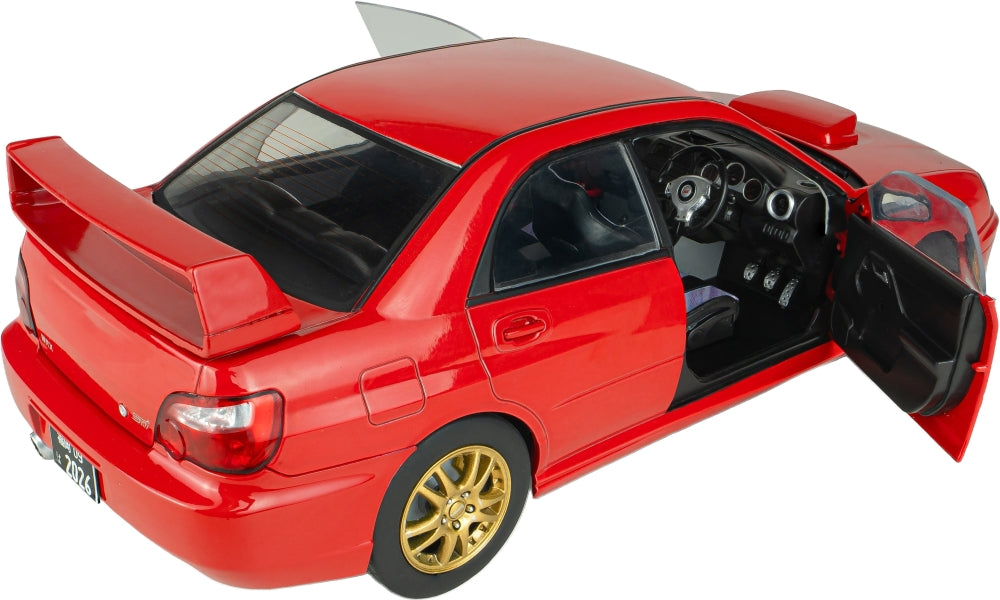 Subaru Impreza WRX STi Flame Red 2004 1:18 Scale Diecast Car – Solido