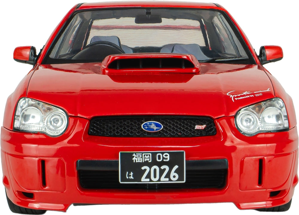 Subaru Impreza WRX STi Flame Red 2004 1:18 Scale Diecast Car – Solido