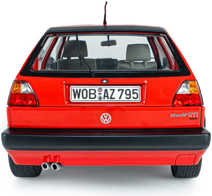 Volkswagen Golf Mk2 GTi G60 Mars Red 1989 1:18 Scale Diecast Model Car – Solido