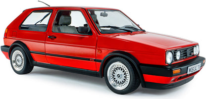 Volkswagen Golf Mk2 GTi G60 Mars Red 1989 1:18 Scale Diecast Model Car – Solido