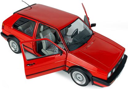 Volkswagen Golf Mk2 GTi G60 Mars Red 1989 1:18 Scale Diecast Model Car – Solido