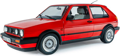 Volkswagen Golf Mk2 GTi G60 Mars Red 1989 1:18 Scale Diecast Model Car – Solido