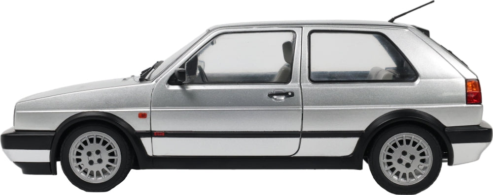 Volkswagen Golf 2 GTi G60 Diamond Silver 1989 1:18 Scale Diecast Car – Solido