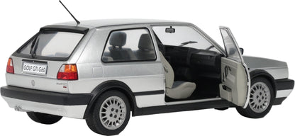 Volkswagen Golf 2 GTi G60 Diamond Silver 1989 1:18 Scale Diecast Car – Solido