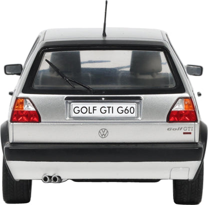 Volkswagen Golf 2 GTi G60 Diamond Silver 1989 1:18 Scale Diecast Car – Solido