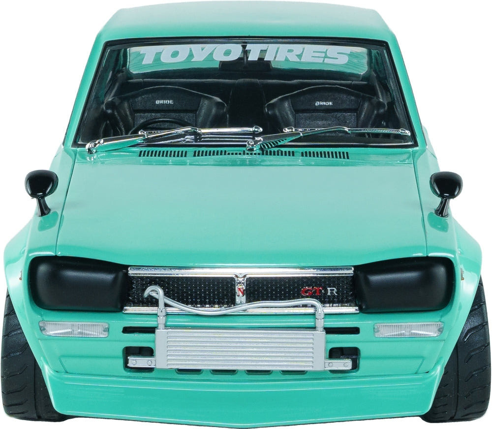 Nissan Skyline 2000 GT-R (KPGC10) Hakosuka Solido Works Mint Green 1970 1:18 Scale Diecast Car – Solido