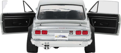 Nissan Skyline 2000 GT-R (KPGC10) Hakosuka Silver 1970 1:18 Scale Diecast Car – Solido