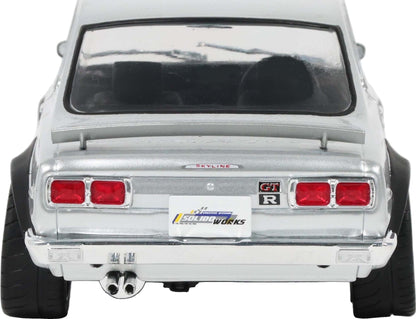 Nissan Skyline 2000 GT-R (KPGC10) Hakosuka Silver 1970 1:18 Scale Diecast Car – Solido
