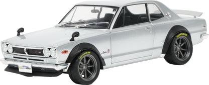 Nissan Skyline 2000 GT-R (KPGC10) Hakosuka Silver 1970 1:18 Scale Diecast Car – Solido