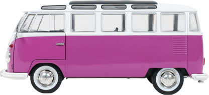 VW T1 Samba Violet/Blanc 1962 1:18 Scale Diecast Bus – Solido