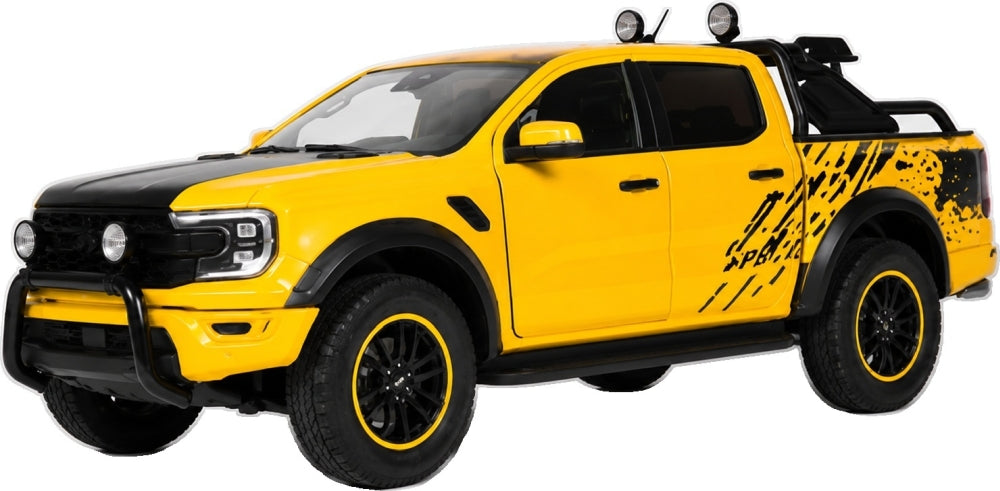 Ford Ranger Raptor Luxe Yellow Metallic 2024 1:18 Scale Diecast Pickup – Solido