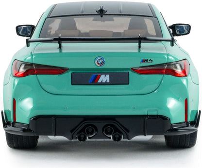 BMW M4 Peformance Parts Solido Works Turquoise 2025 1:18 Scale Diecast Model Car – Solido