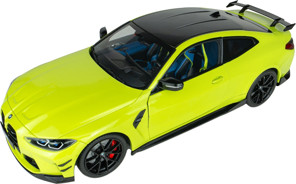 BMW M4 Performance Parts Sao Paolo Yellow 2025 1:18 Scale Diecast Car – Solido