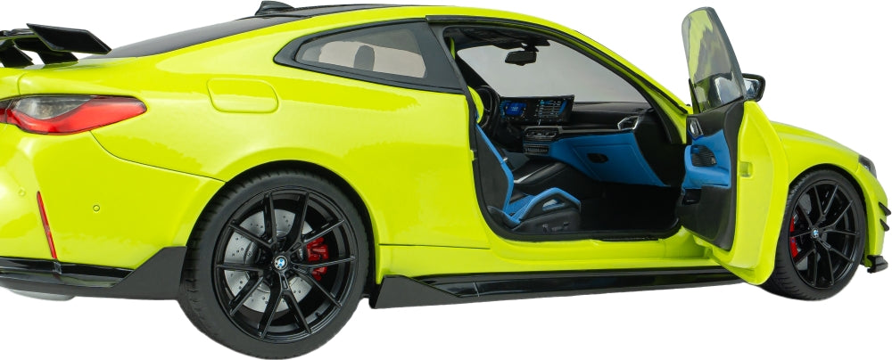 BMW M4 Performance Parts Sao Paolo Yellow 2025 1:18 Scale Diecast Car – Solido