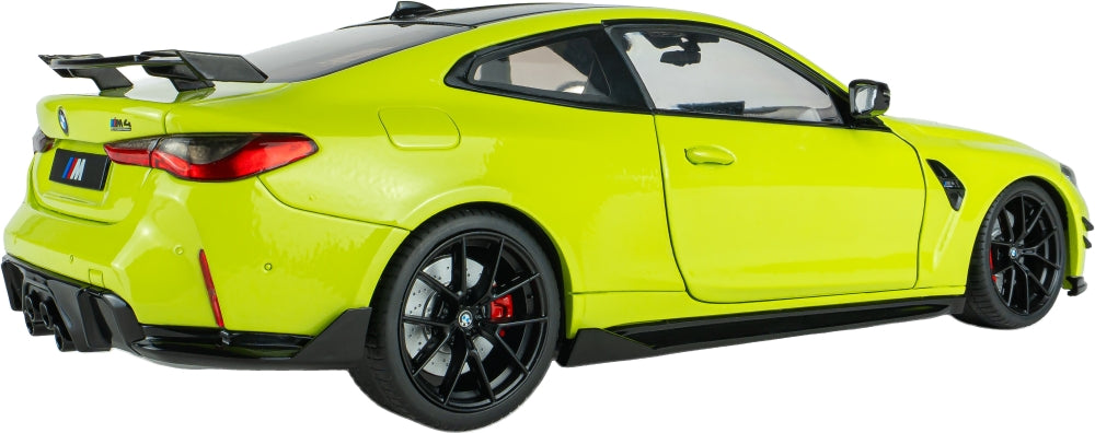 BMW M4 Performance Parts Sao Paolo Yellow 2025 1:18 Scale Diecast Car – Solido