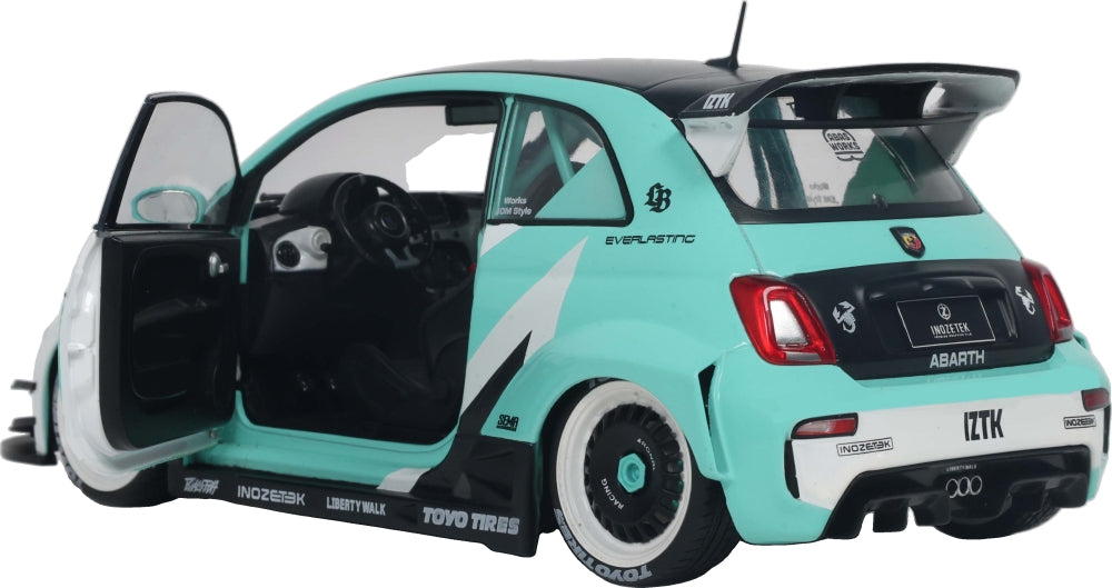Fiat 595 Abarth Liberty Walk Body Kit 2025 1:18 Scale Diecast Car – Solido