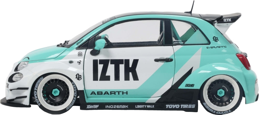 Fiat 595 Abarth Liberty Walk Body Kit 2025 1:18 Scale Diecast Car – Solido