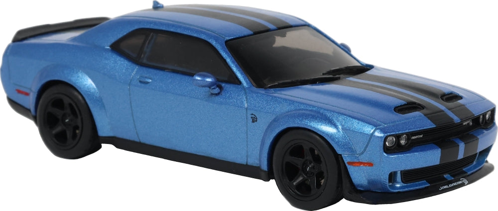 Dodge Challenger SRT Hellcat Redeye Widebody Custom Metallic Blue 2020 1:43 Scale Diecast Car – Solido