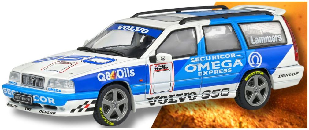 Volvo 850 T5-R Tribute 1995 white - 1:43 Scale Model Car