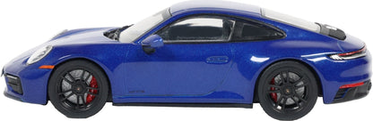 Porsche 992 Carrera 4 GTS Metallic Blue 1:43 Scale Diecast Car – Solido