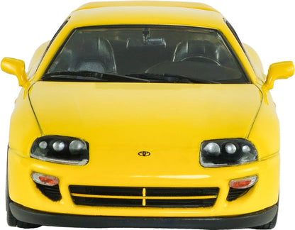 Toyota Supra MK4 Super Bright Yellow 2001 1:43 Scale Diecast Car – Solido