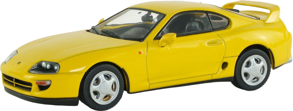 Toyota Supra MK4 Super Bright Yellow 2001 1:43 Scale Diecast Car – Solido