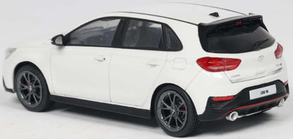 Hyundai i30 N Atlas White 2022 1:43 Scale Diecast Model Car – Solido