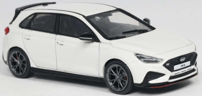 Hyundai i30 N Atlas White 2022 1:43 Scale Diecast Model Car – Solido