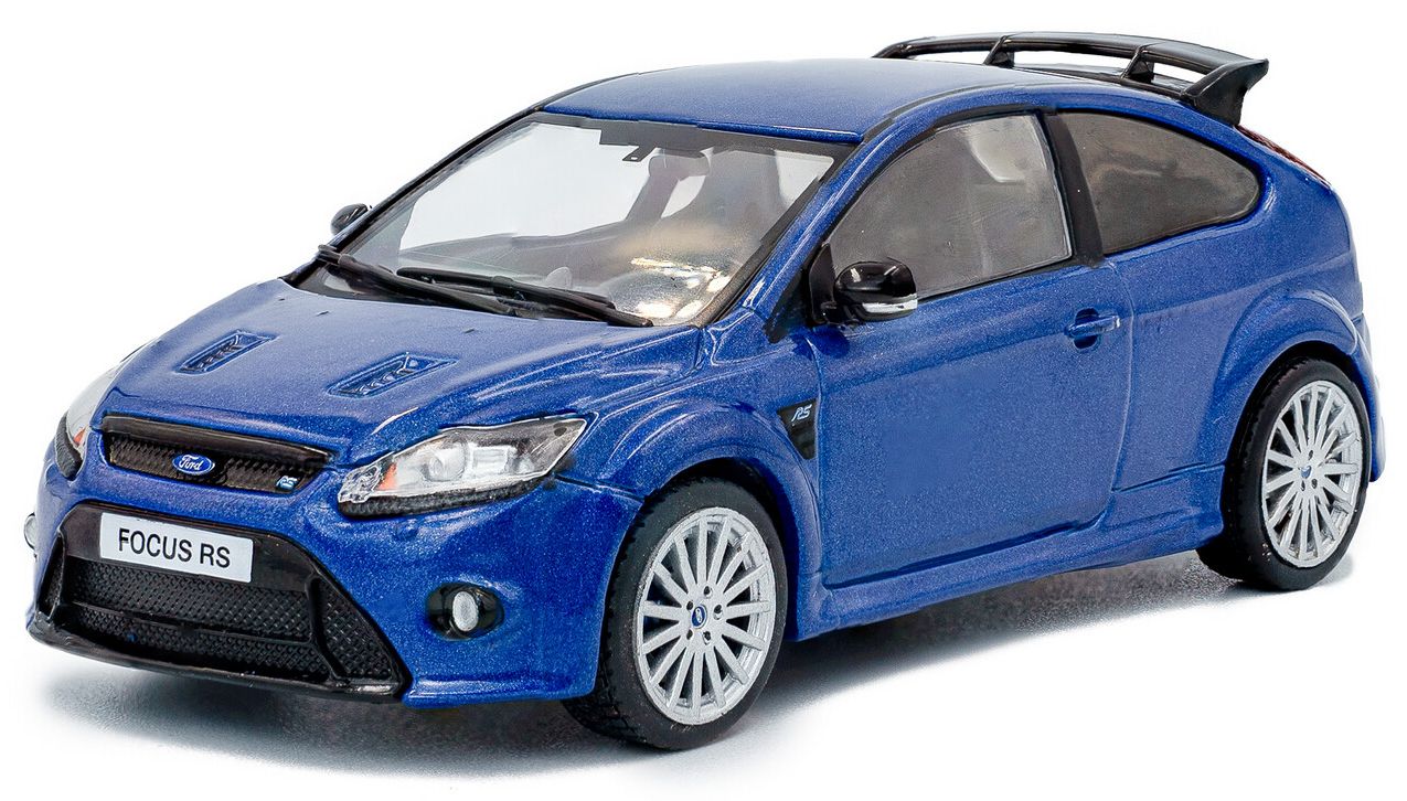 Ford Focus Mk2 RS 2010 Performance Blue - 1:43 Scale Model Car