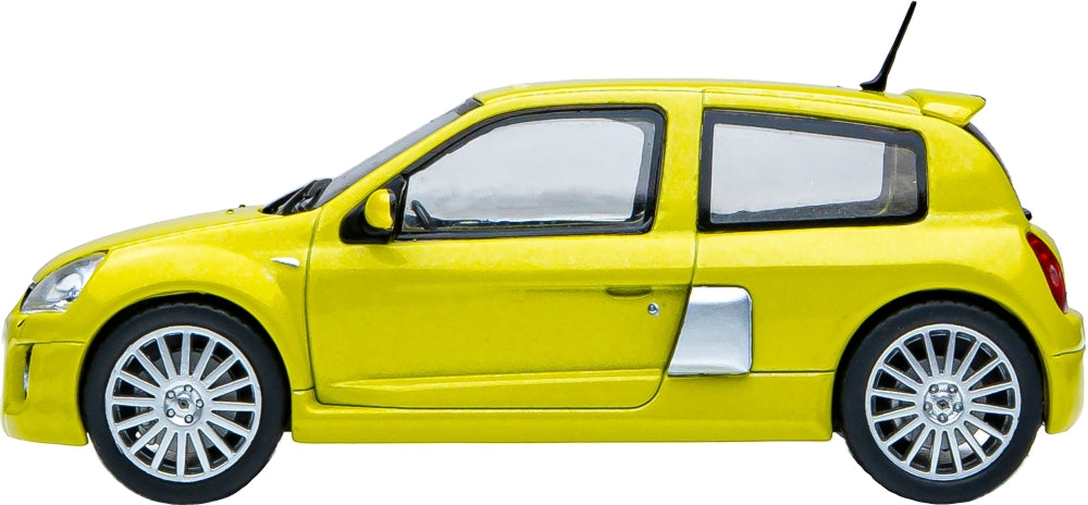 Renault Clio V6 Ph.2 Acid Yellow 2004 1:43 Scale Diecast Car – Solido