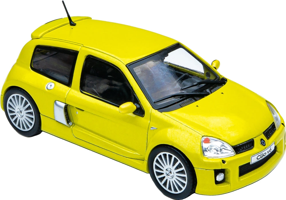 Renault Clio V6 Ph.2 Acid Yellow 2004 1:43 Scale Diecast Car – Solido