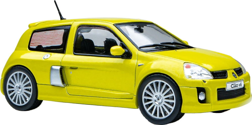 Renault Clio V6 Ph.2 Acid Yellow 2004 1:43 Scale Diecast Car – Solido