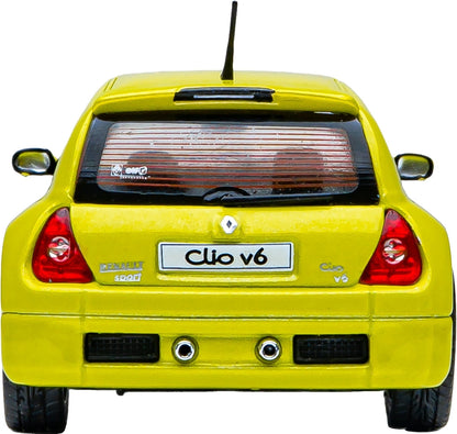 Renault Clio V6 Ph.2 Acid Yellow 2004 1:43 Scale Diecast Car – Solido