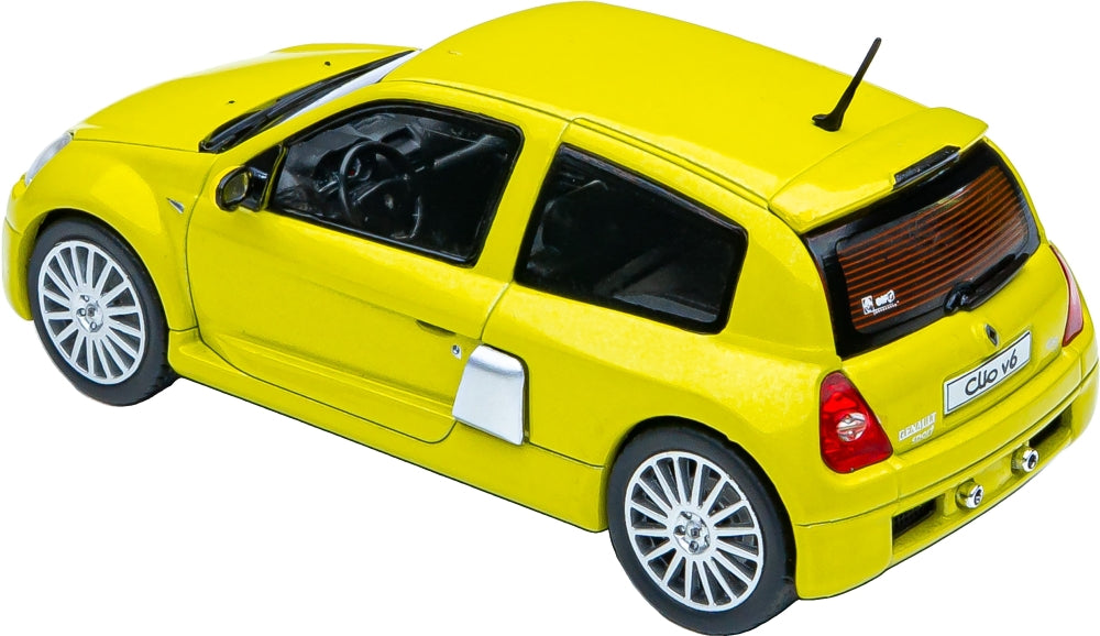 Renault Clio V6 Ph.2 Acid Yellow 2004 1:43 Scale Diecast Car – Solido