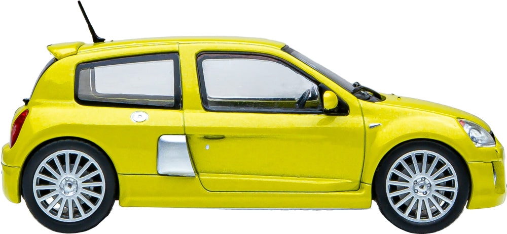 Renault Clio V6 Ph.2 Acid Yellow 2004 1:43 Scale Diecast Car – Solido