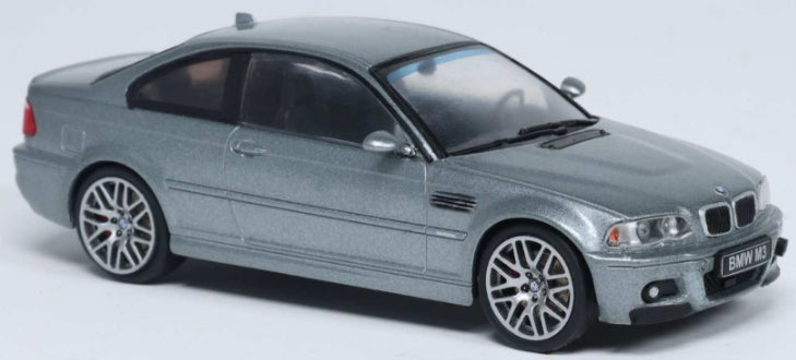 BMW M3 Coupe Silver Grey Metallic 2000 1:43 Scale Diecast Model Car – Solido