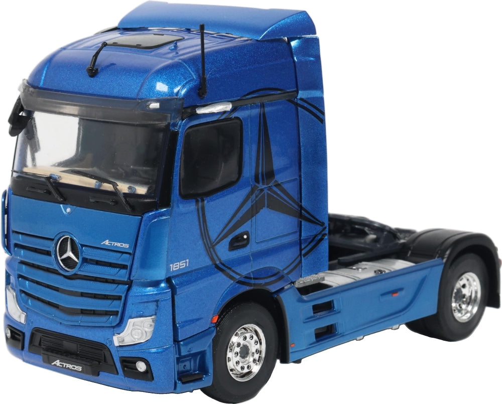 Mercedes-Benz Actros L Blue 2024 1:43 Scale Diecast Truck – Solido