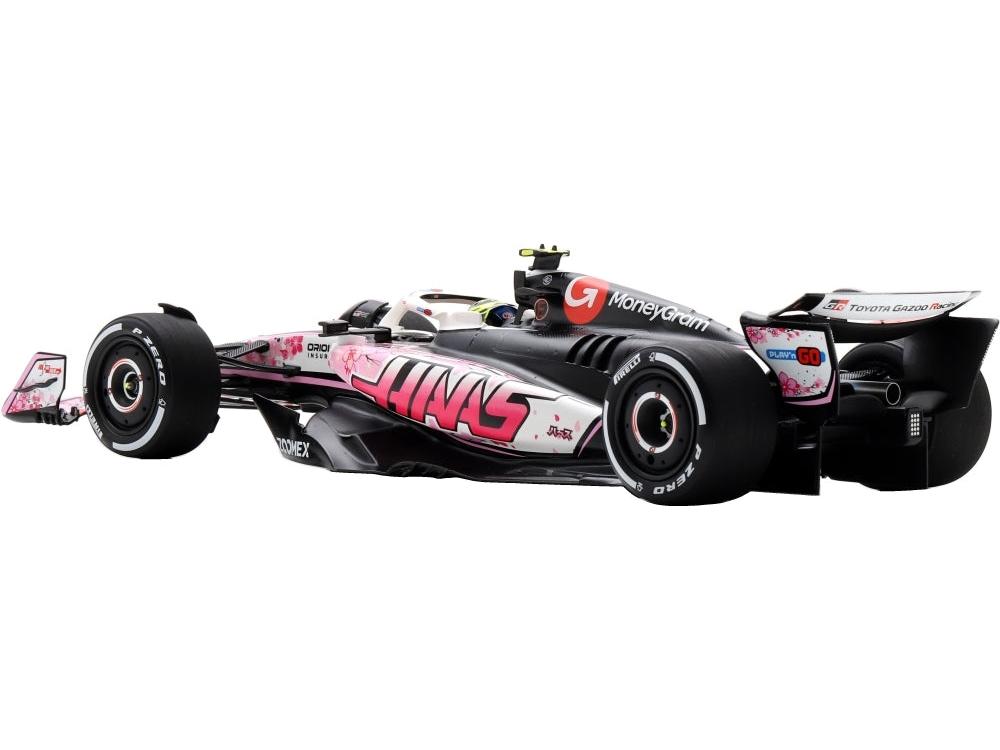 MoneyGram Haas Team VF-25 #87 F1 Japanese GP 2025 Oliver Bearman 1:18 Scale Resin Car – Spark