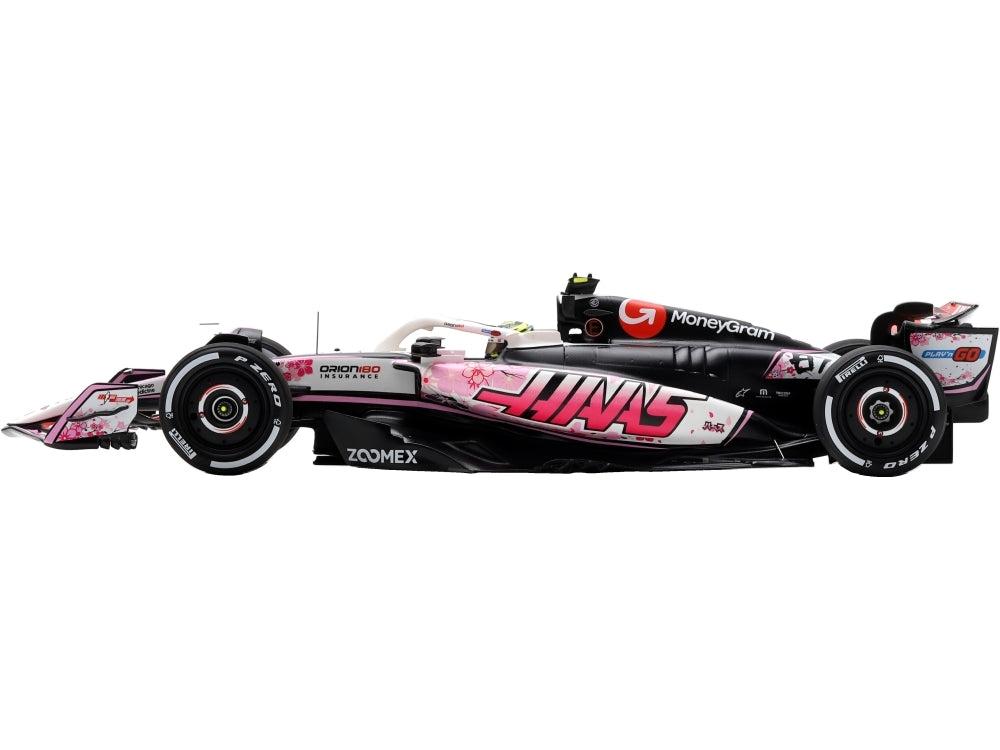 MoneyGram Haas Team VF-25 #87 F1 Japanese GP 2025 Oliver Bearman 1:18 Scale Resin Car – Spark