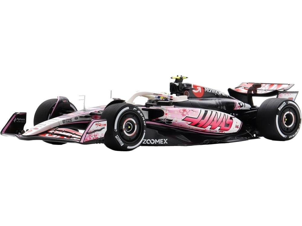 MoneyGram Haas Team VF-25 #87 F1 Japanese GP 2025 Oliver Bearman 1:18 Scale Resin Car – Spark