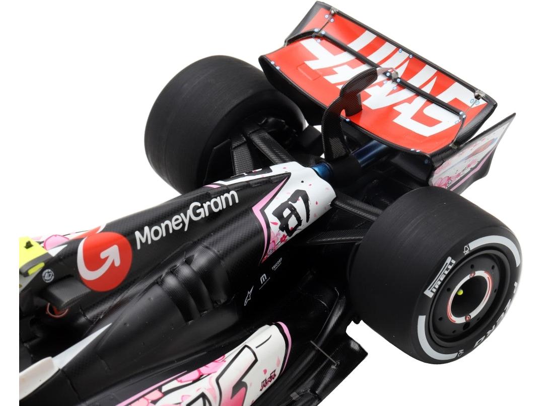 MoneyGram Haas Team VF-25 #87 F1 Japanese GP 2025 Oliver Bearman 1:18 Scale Resin Car – Spark