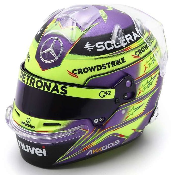 Lewis Hamilton F1 British GP 2024 - 1:5 Scale Replica Helmet