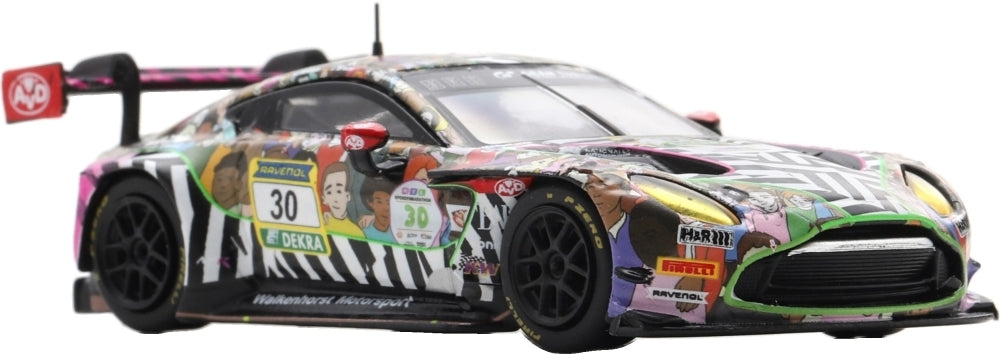 Aston Martin Vantage GT3 Charity Car 'Stiftung RTL Wir helfen Kindern e.V. 1:64 Scale Diecast Car – Spark