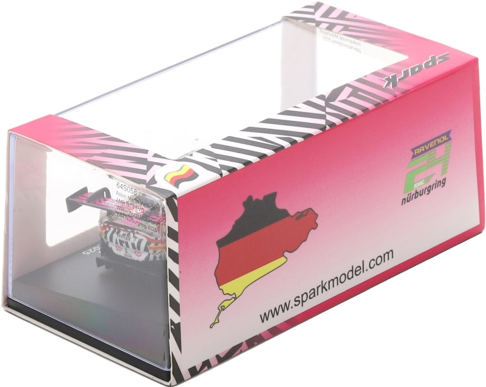 Aston Martin Vantage GT3 Charity Car 'Stiftung RTL Wir helfen Kindern e.V. 1:64 Scale Diecast Car – Spark