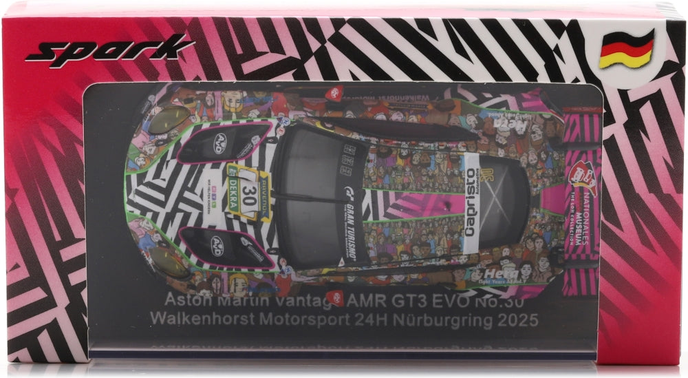 Aston Martin Vantage GT3 Charity Car 'Stiftung RTL Wir helfen Kindern e.V. 1:64 Scale Diecast Car – Spark