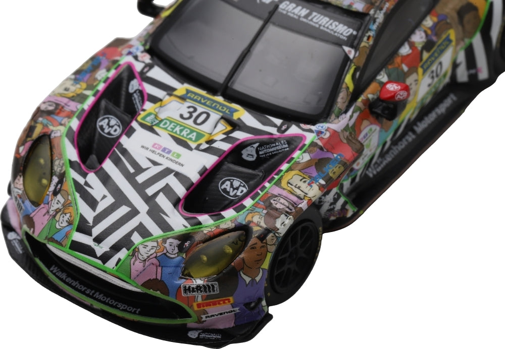 Aston Martin Vantage GT3 Charity Car 'Stiftung RTL Wir helfen Kindern e.V. 1:64 Scale Diecast Car – Spark