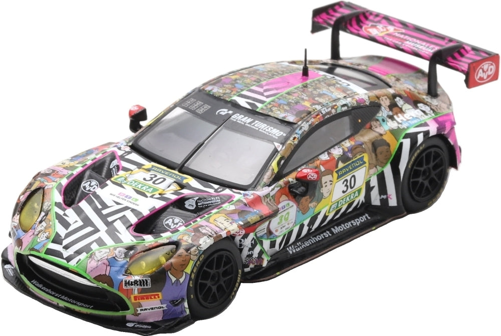 Aston Martin Vantage GT3 Charity Car 'Stiftung RTL Wir helfen Kindern e.V. 1:64 Scale Diecast Car – Spark