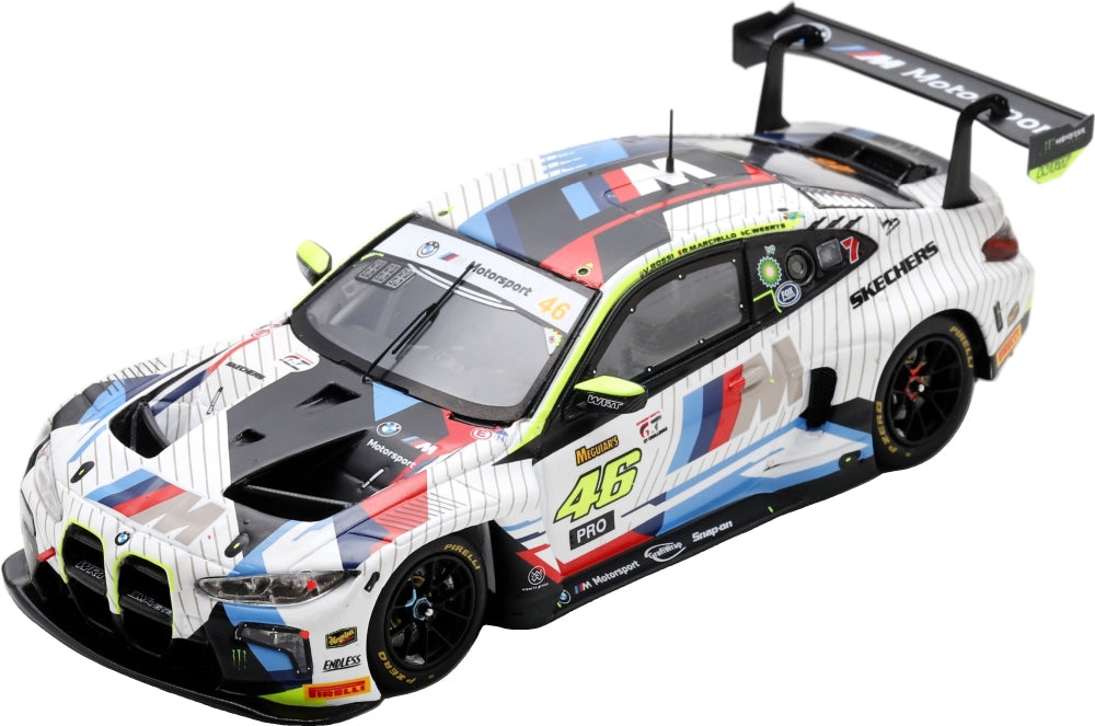 BMW M4 GT3 EVO Team WRT #46 2nd Bathurst 12H 2025 V. Rossi/C. Weerts/R. Marciello 1:64 Scale Diecast Car – Spark
